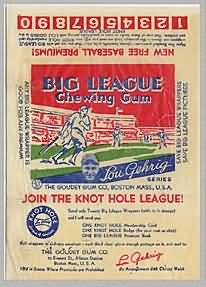 1936 Goudey Knot Hole League
